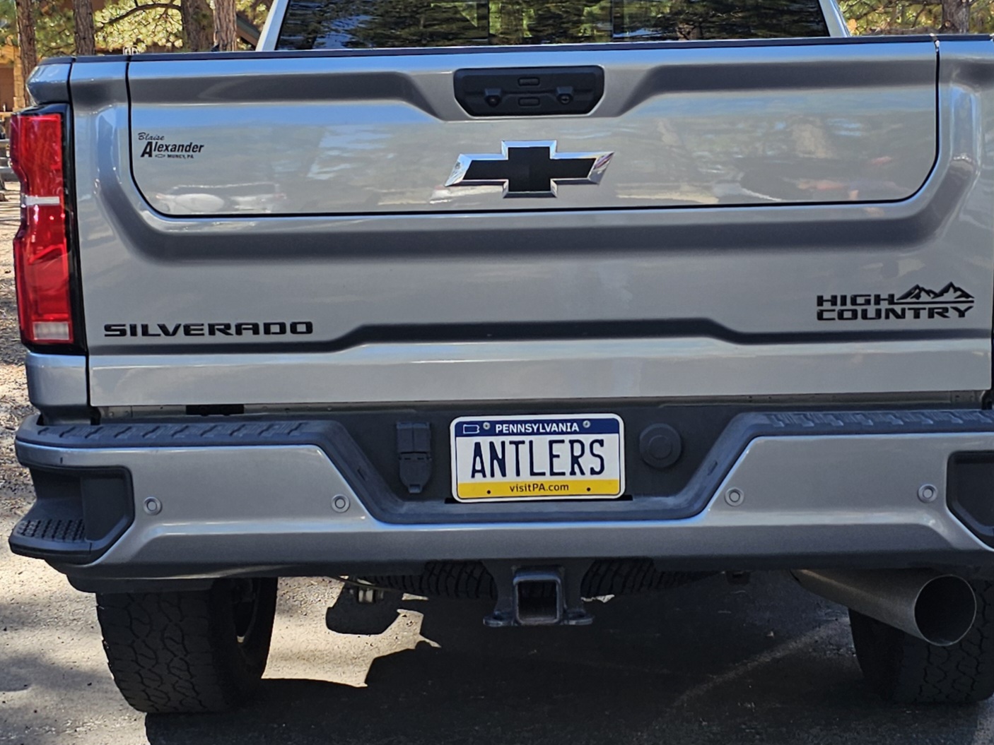 ANTLERS Vanity Plate