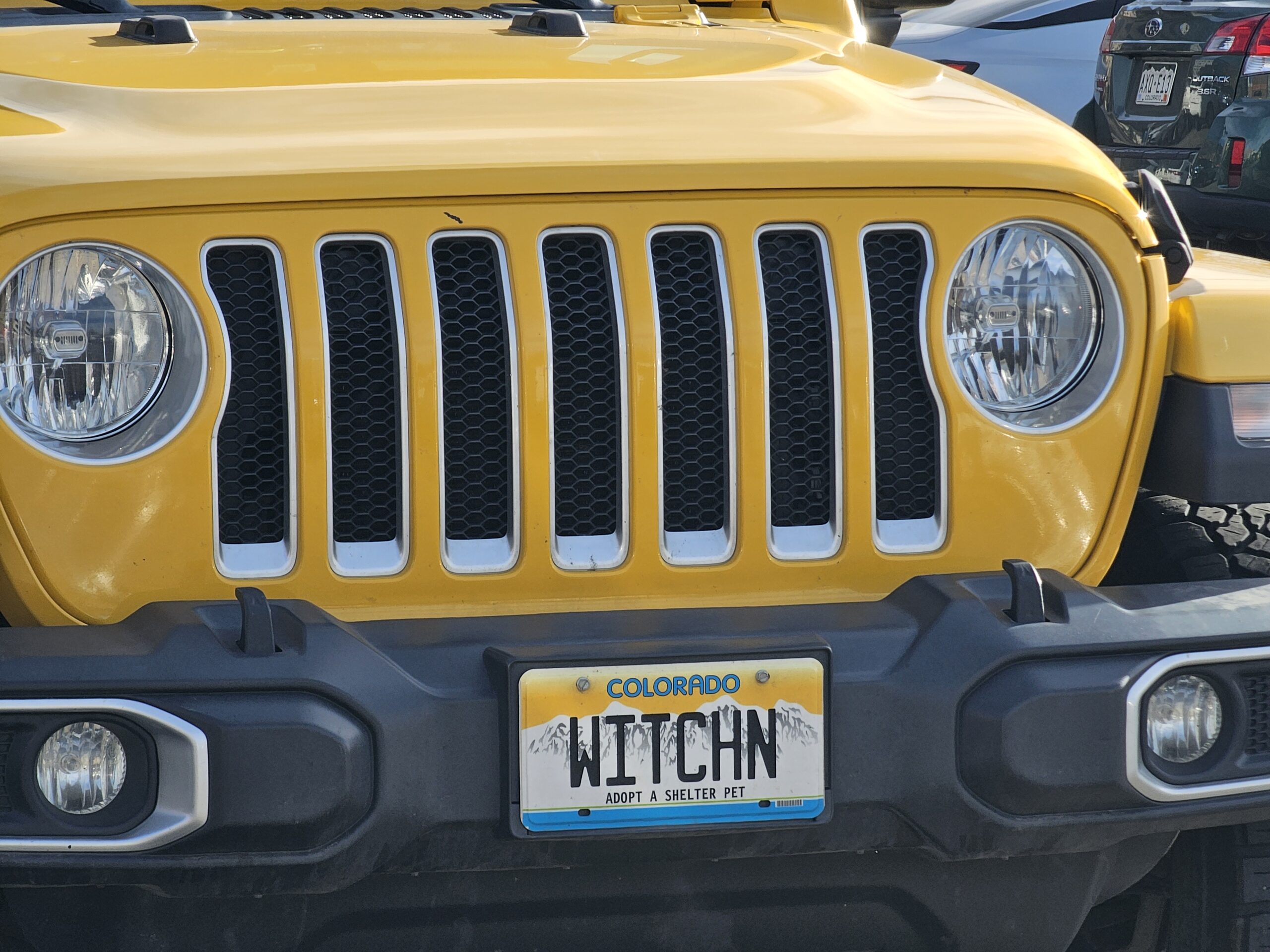 WITCHN vanity plate