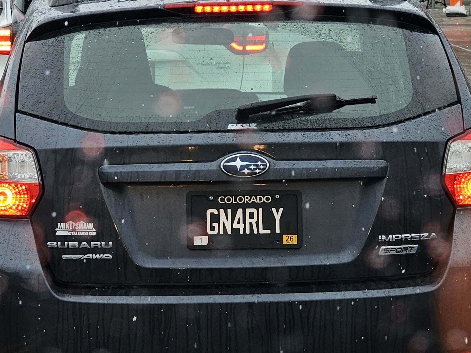 vanity plate